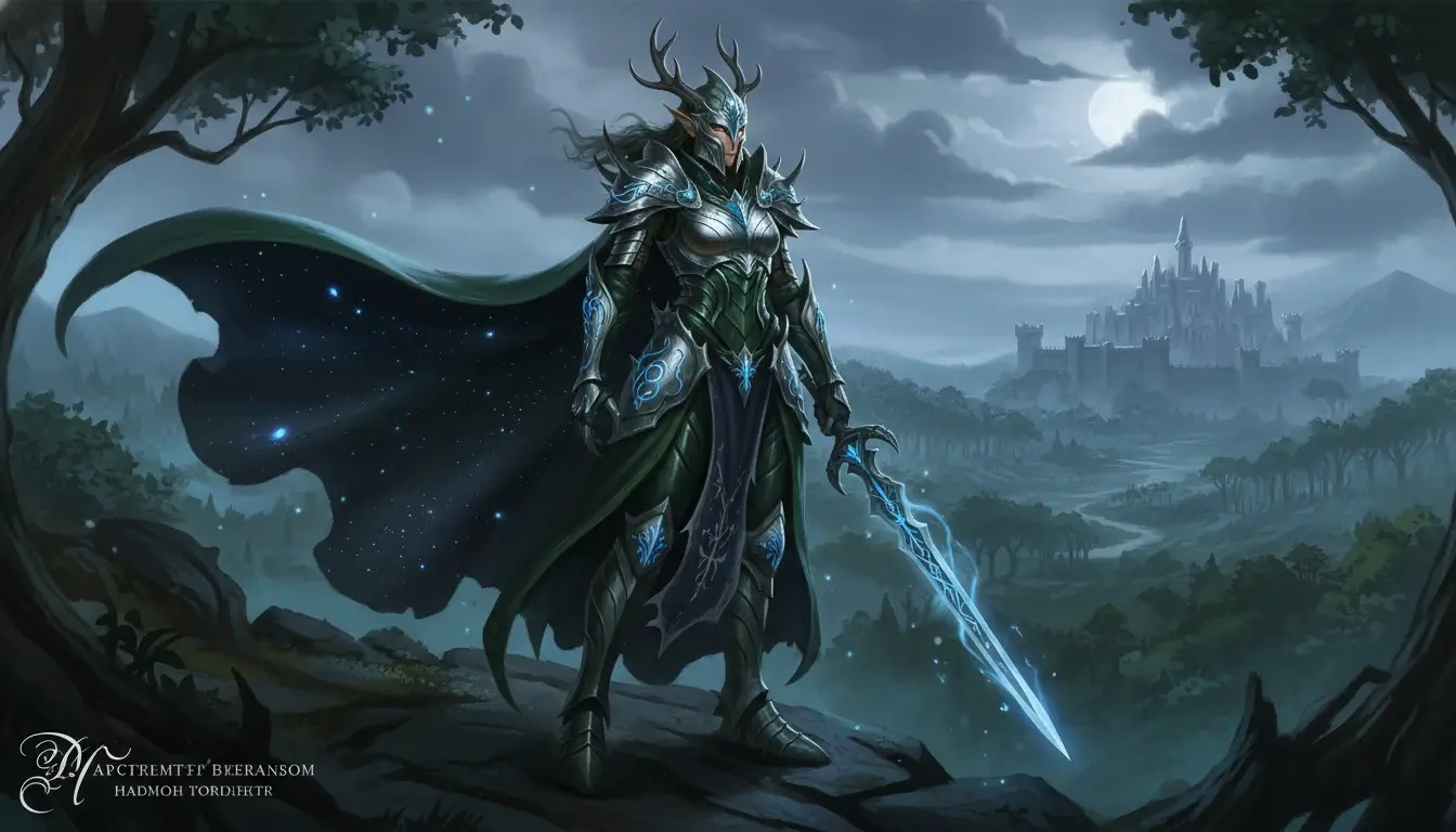 Character Concept Art Concept art for a fantasy character with intricate armor.